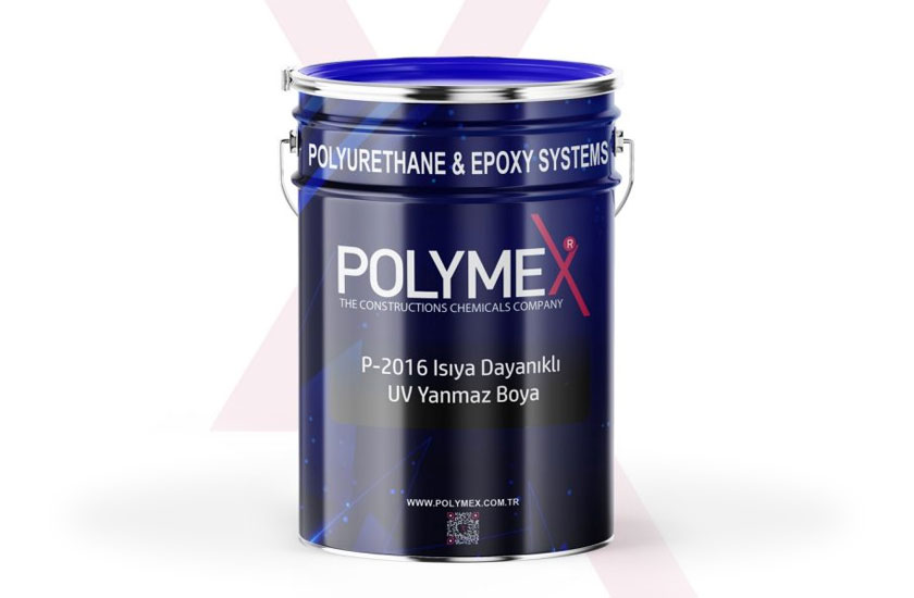 Polymex-P-2016-Isiya-Dayanikli-UV-Yanmaz-Boya.jpg Polymex P-2016 Heat-Resistant UV Fire-Retardant Paint - Image 1