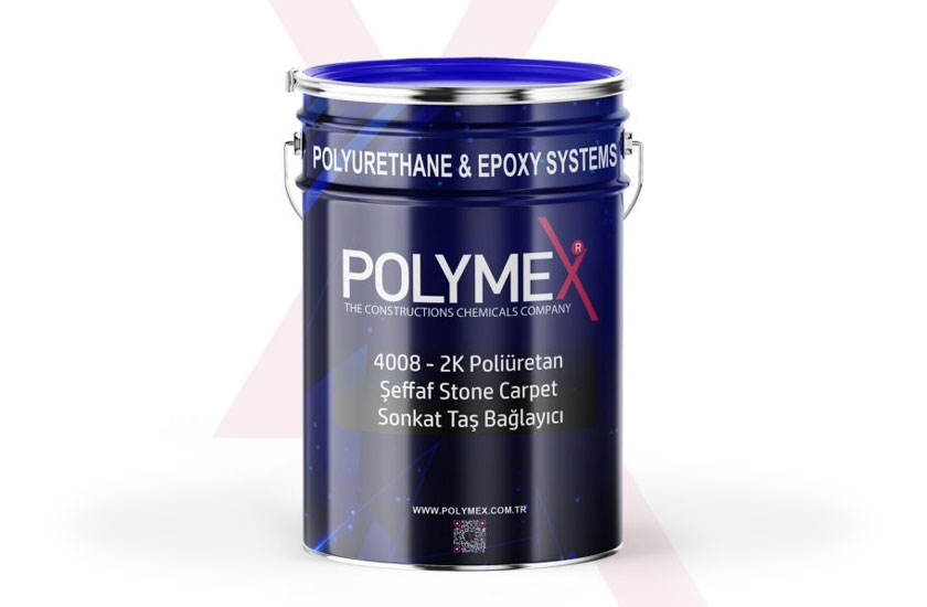 Polymex-P-4008-2K-Poliuretan-Seffaf-Sonkat-Tas-Baglayici.jpg Polymex P-4008-2K Polyurethane Clear Topcoat Stone Binder - Image 1
