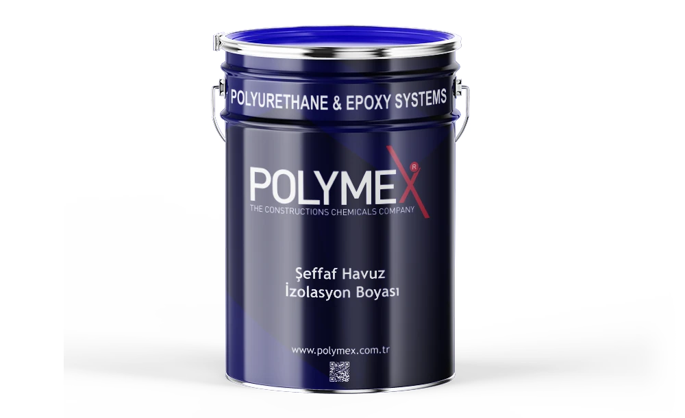 Polymex Şeffaf Havuz İzolasyon Boyası Clear Pool Waterproofing Paint - Image 1
