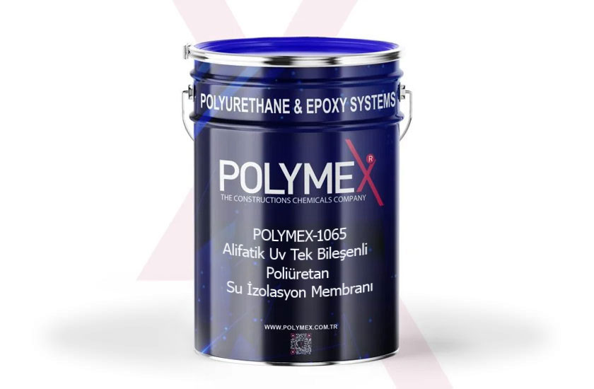 polymex-1065-su-izolasyon-membrani1.jpg Polymex P-1065 Aliphatic UV Single-Component Polyurethane Waterproofing Membrane - Image 1